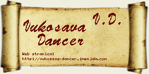 Vukosava Dancer vizit kartica
